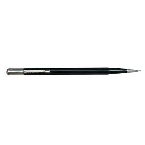 Vintage Durolite Mechanical Pencil Black Hexagonal Barrel Silver Clip Stationery